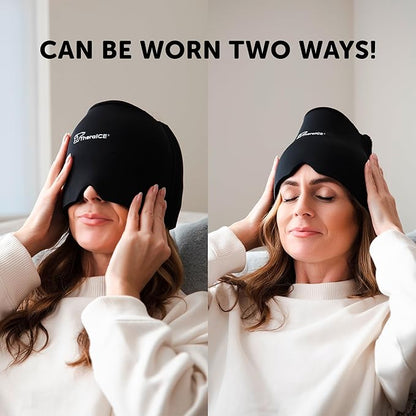 Migraine Relief Cap headache Cap Gel Hot Cold Therapy lce Cap For Relieve Pain lce Cap Eye Mask Stress Pressure Pain Relief