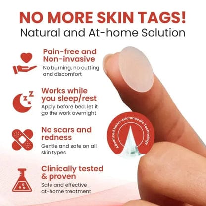 DermaSmooth Skin Tag Remover Patch |Fast, Easy & Effective for All Skin Types
